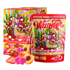 WUNDER AMANITA MUSCARIA GUMMIES STRAWBERRY NECTARINE 2500MG 1pc