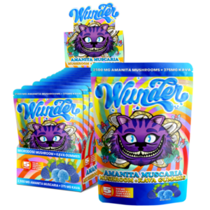 WUNDER AMANITA MUSCARIA ​GUMMIES BLUE RAZZ 2500MG 10PK
