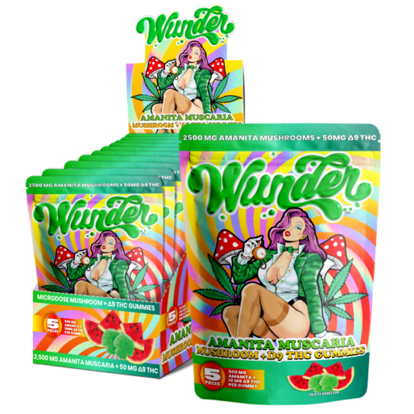 WUNDER AMANITA MUSCARIA ​GUMMIES WATERMELON 2500MG 10PK