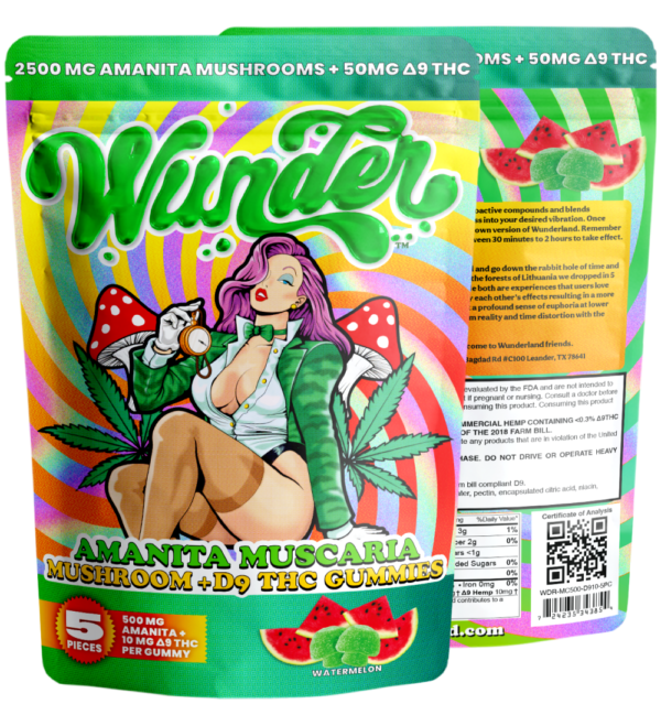 WUNDER AMANITA MUSCARIA ​GUMMIES WATERMELON 2500MG