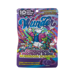 WUNDER ENTHEOGENIC NOOTROPIC BLEND MUSHROOM GUMMIES - GRAPE