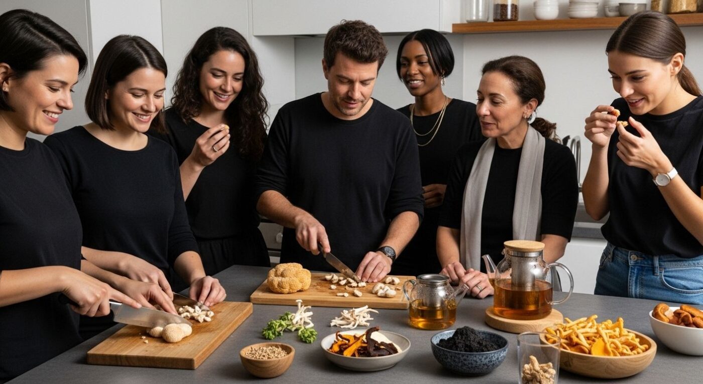 mushrooms, mood enhancement, wellness