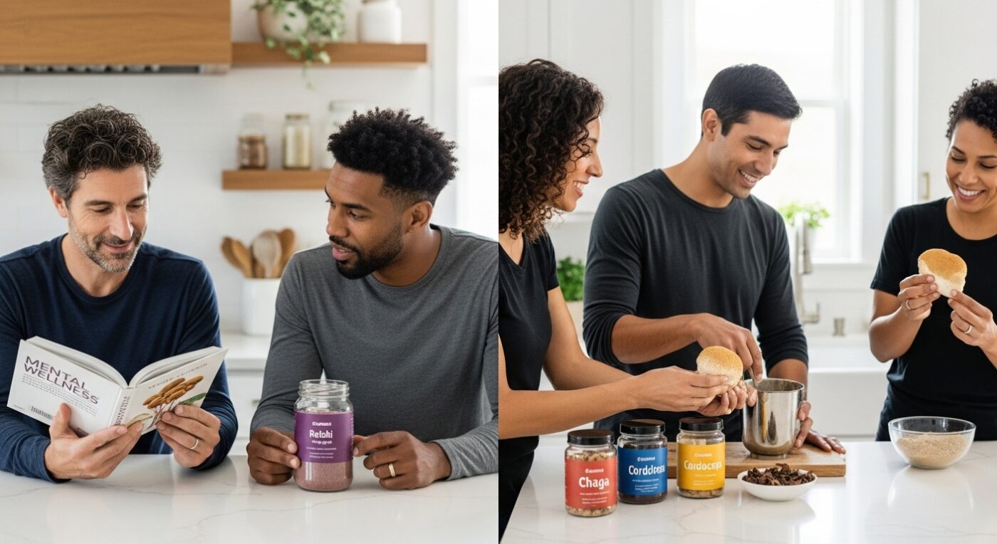 mushrooms, mental wellness, medicinal mushrooms