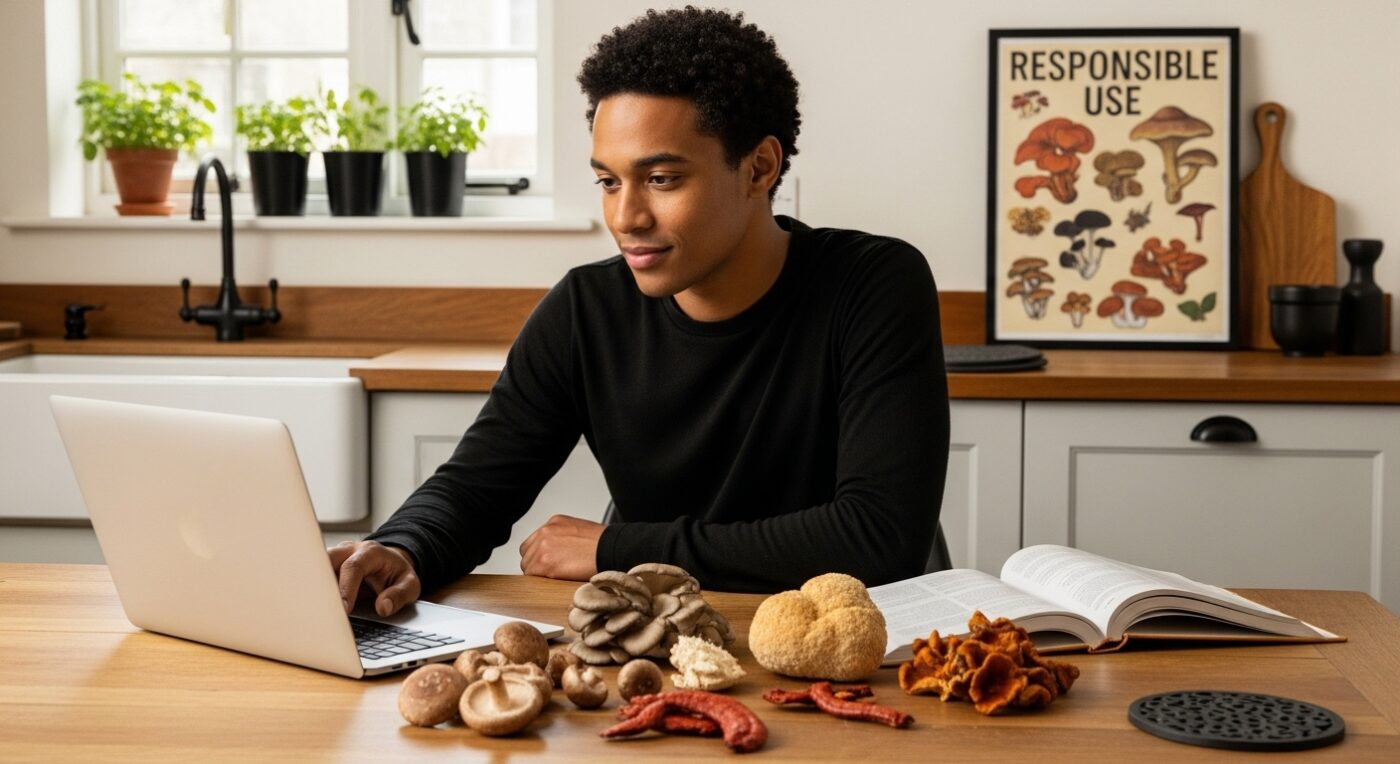 responsible mushroom use kitchen