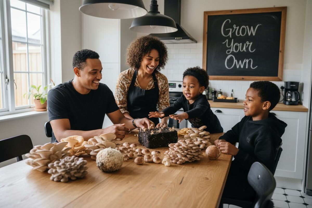 mushroom growing benefits health image